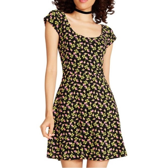 NWT Betsey Johnson Floral Polly Mini Dress